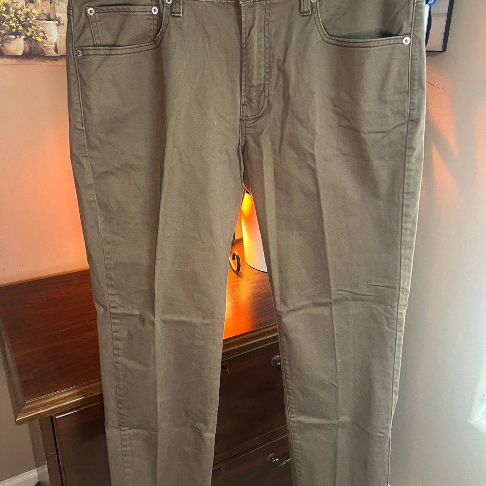 Lucky Brand Brown 121 Slim Straight Pants 
36 x 30